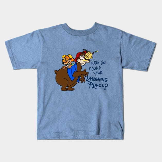 Honey and Rainbows Kids T-Shirt by zipadeelady